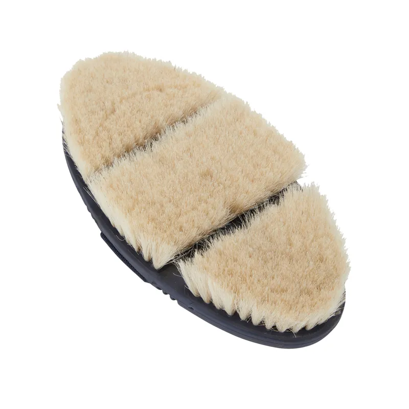 LeMieux Flexi Goat Hair Body Brush - Navy-1