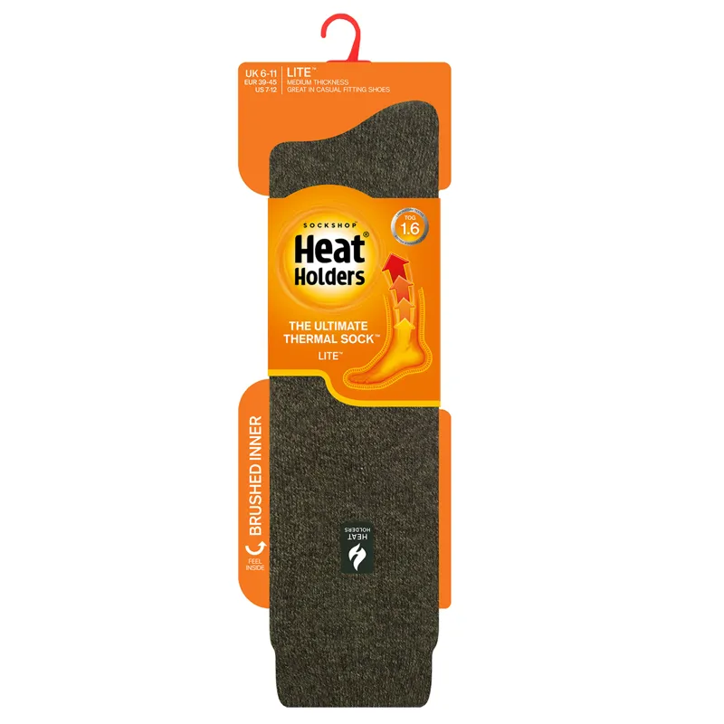 Heat Holders Mens Kingfisher Long Sock - Forest Green-1