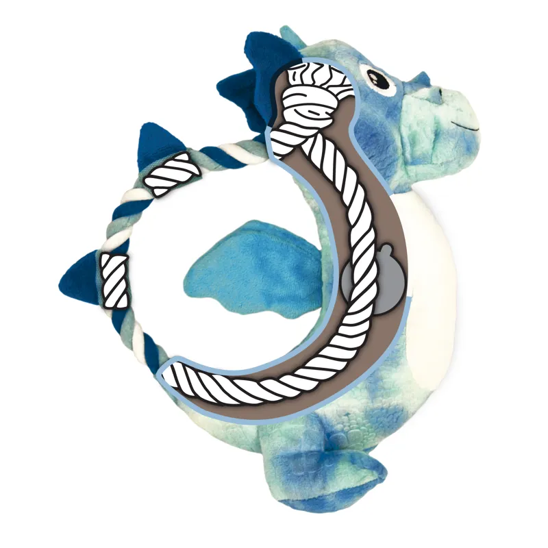 KONG Knots Dragon Colours - Medium/ Large-1