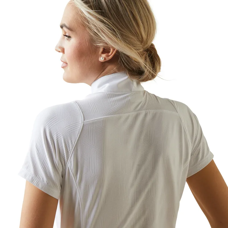 Ariat Ladies Luxe Show Shirt - White-2
