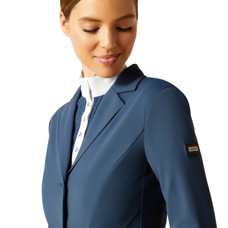 Ariat Ladies Meridian Show Jacket - Dark Denim-2