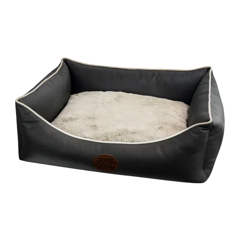 Snug and Cosy Tuscany Rectangle Bed - Slate-1