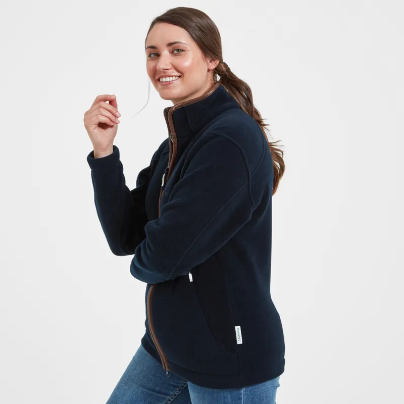 Schoffel Women's Burley Fleece Jacket - Navy -2