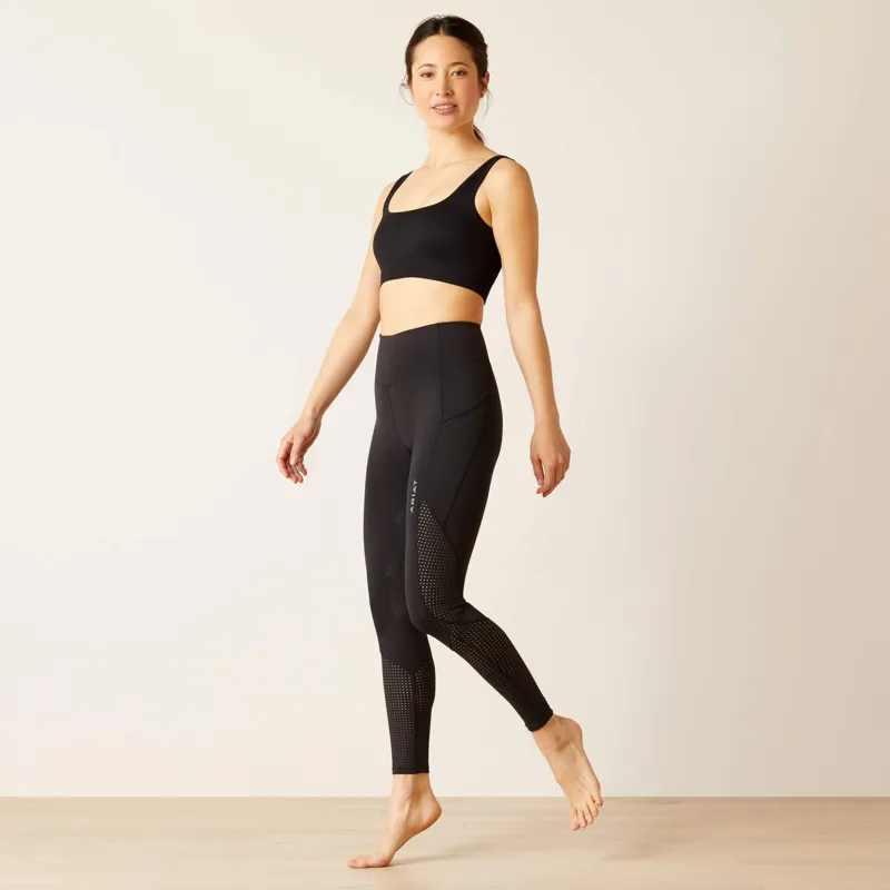 Ariat Ladies Breathe EOS Half Grip Tight - Black-2