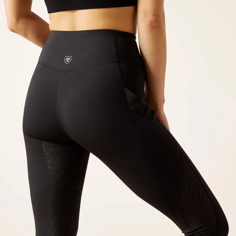 Ariat Ladies Breathe EOS Half Grip Tight - Black-4