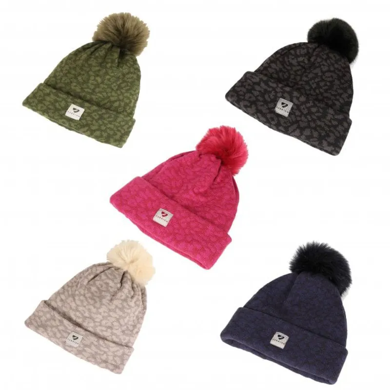 Aubrion Fleece Lined Bobble Hat Green-1