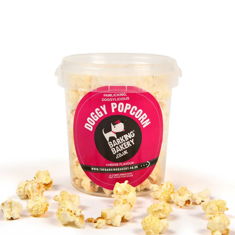 Barking Bakery Doggy Popcorn Cheesey Tubs