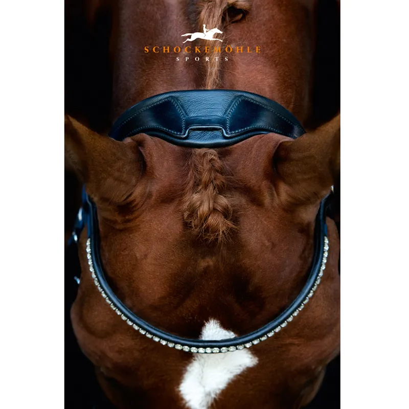 Schockemohle Malibu Flash Bridle - Black-2