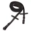 Schockemohle Soft Rubber Reins With Dots - Dark Brown/Silver