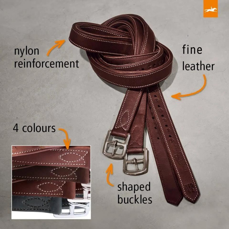 Schockemohle Chantilly Leathers - Espresso-2