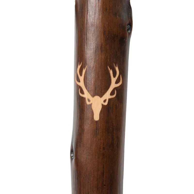 Classic Canes Chestnut Hiking Staff - Stag Motif-1