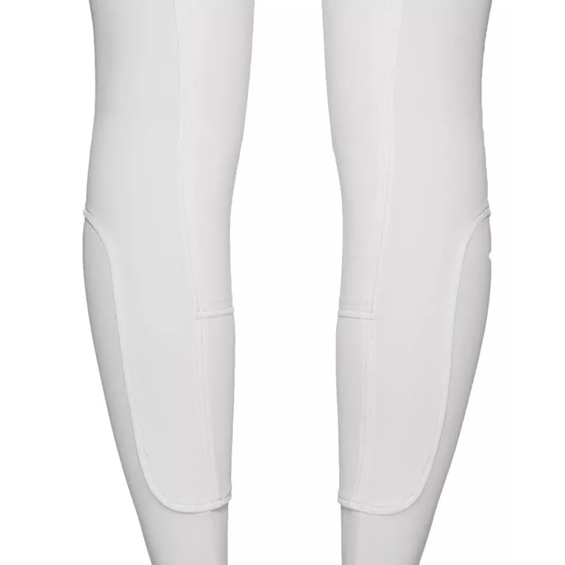 Derby House Elite Ladies High Waist Full Seat Breeches - White-3