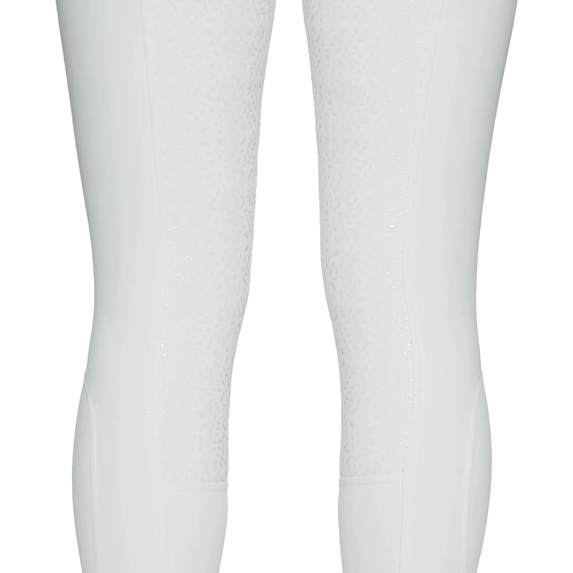 Derby House Elite Ladies High Waisted Gel Full Seat Breeches White