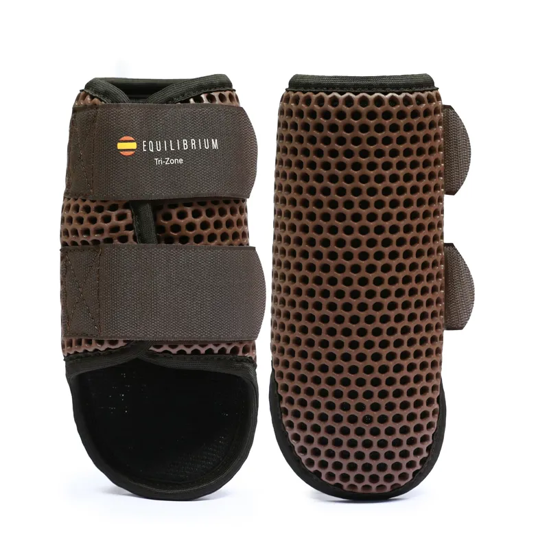 Equilibrium Tri-Zone Brushing Boots - Brown