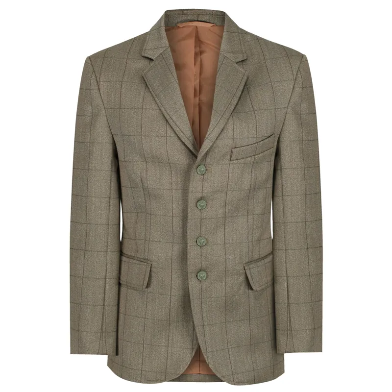Equetech Foxbury Tweed Riding Jacket - Olive-2