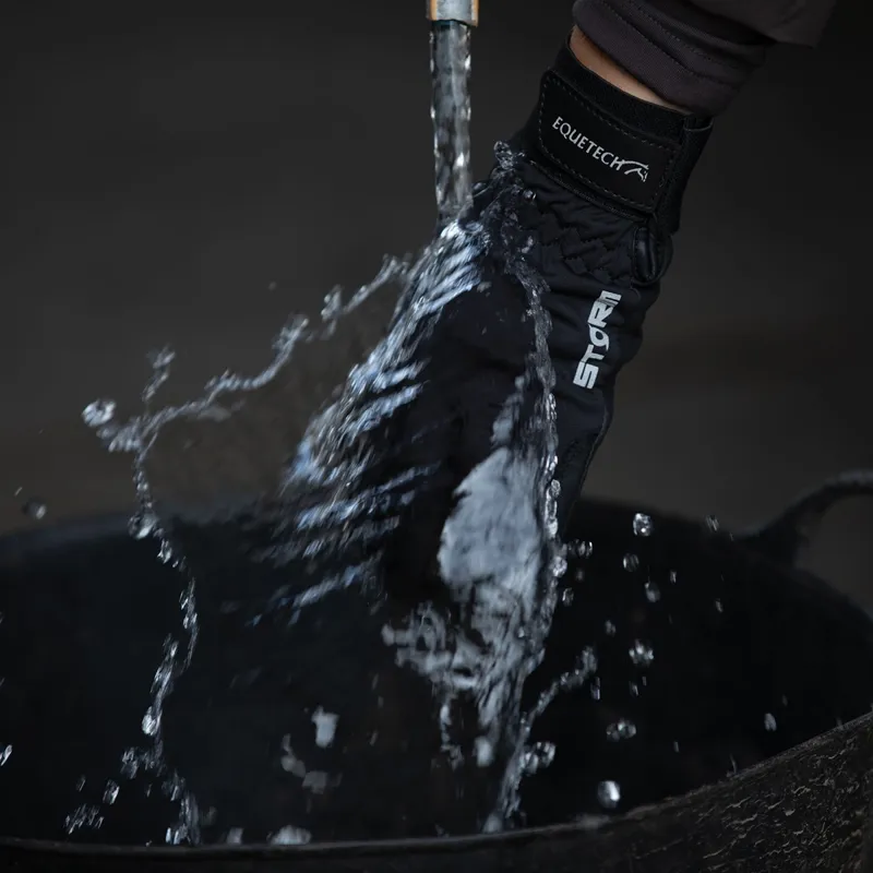 Equetech Storm Waterproof Riding Gloves-2