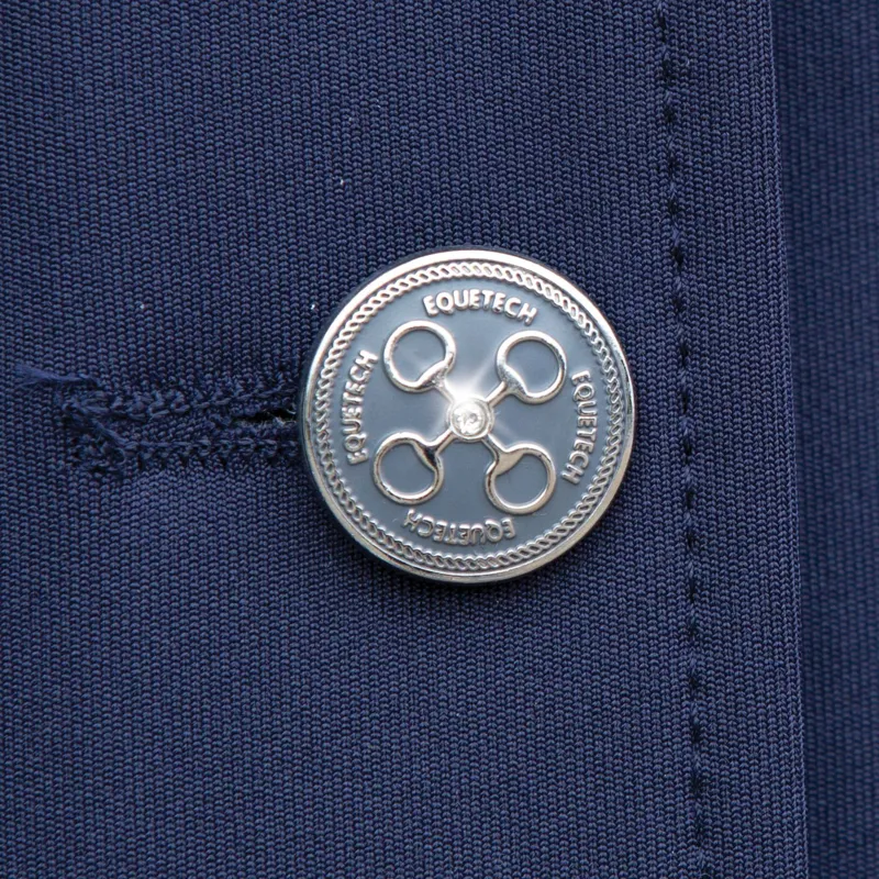 Equetech Jersey Deluxe Competition Jacket - Navy/Silver-2
