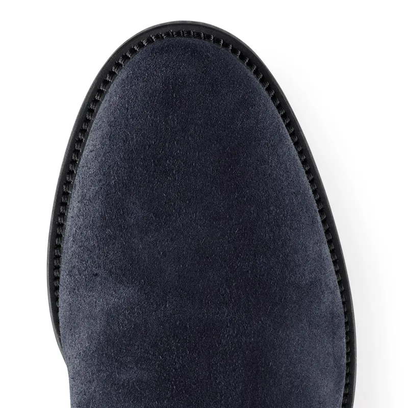 Fairfax and Favor Heeled Regina Boots - Navy-5