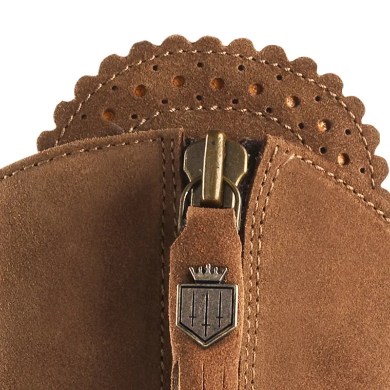 Fairfax and Favor Heeled Regina Boots - Tan-3