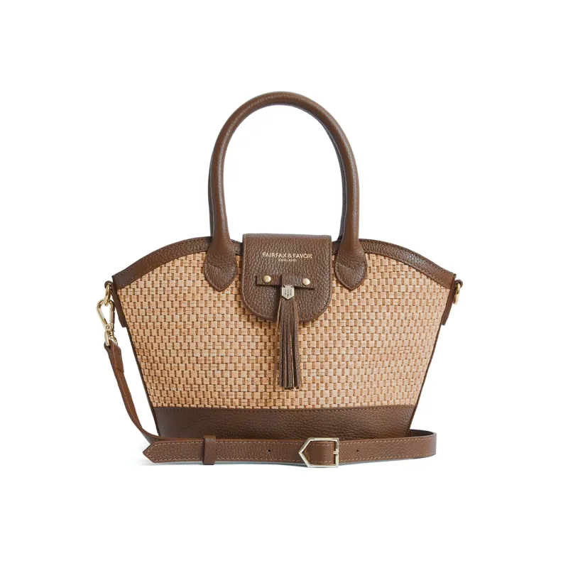 Fairfax and Favor Mini Basket Bag - Tan