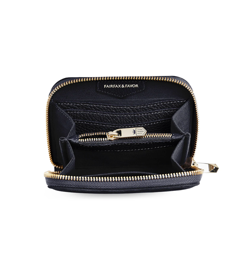 Fairfax and Favor Mini Salisbury Purse - Navy-1