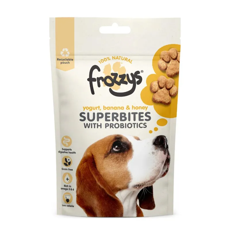 Frozzys Supertbites with Probiotics Yogurt Banana and Honey