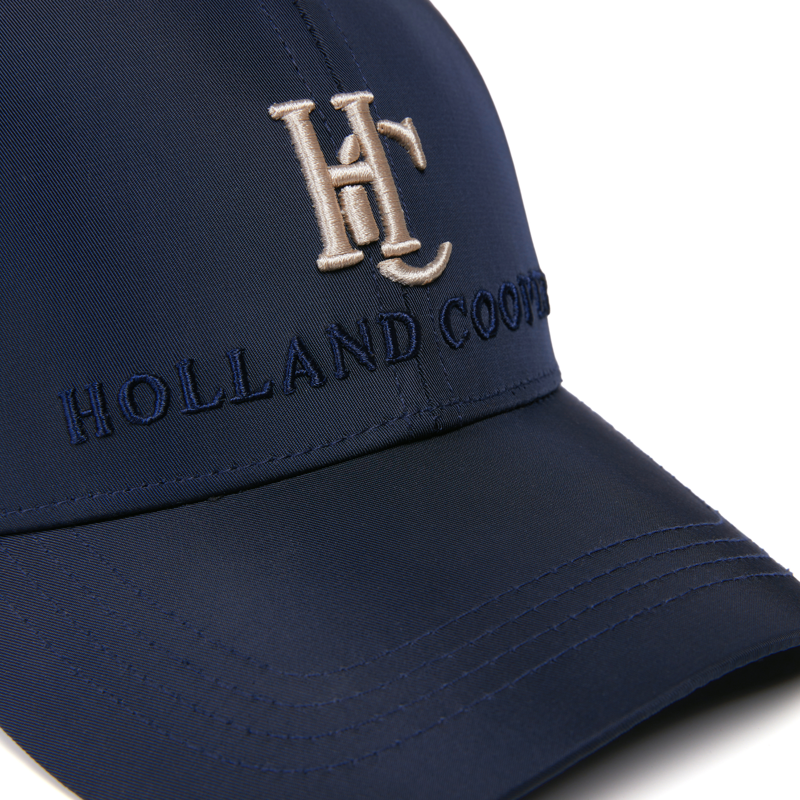 Holland Cooper Burghley Equestrian Cap - Ink Navy Monogram-3