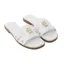 Holland Cooper Monogram Slides - White Croc