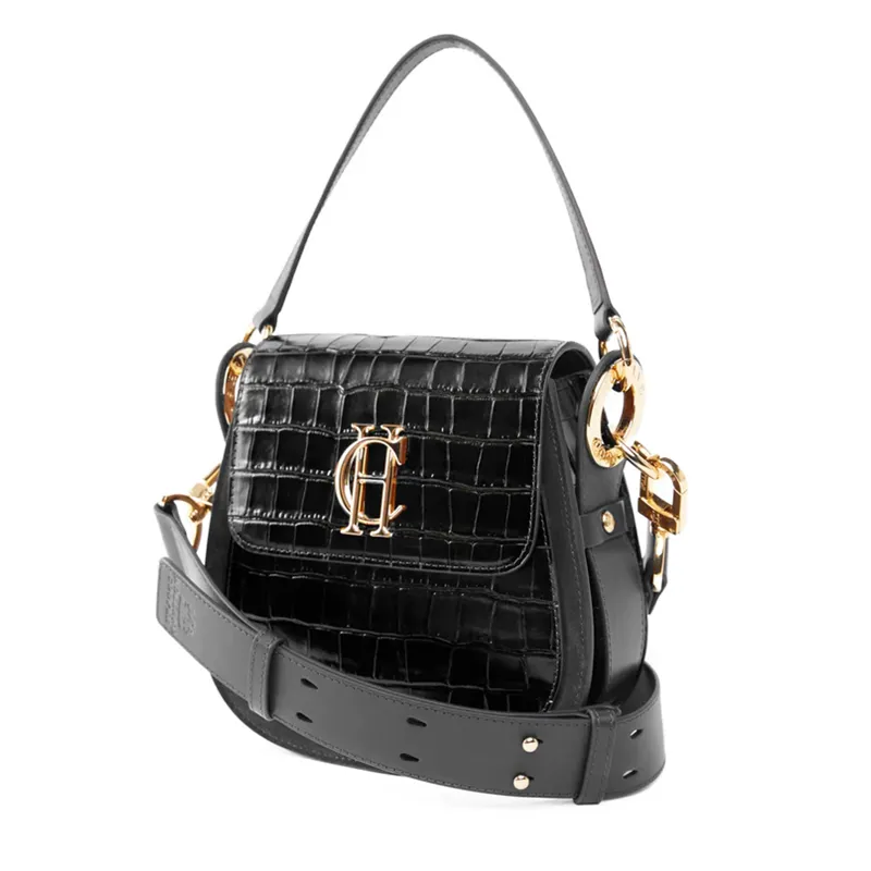 Holland Cooper Chelsea Saddle Bag - Black-1