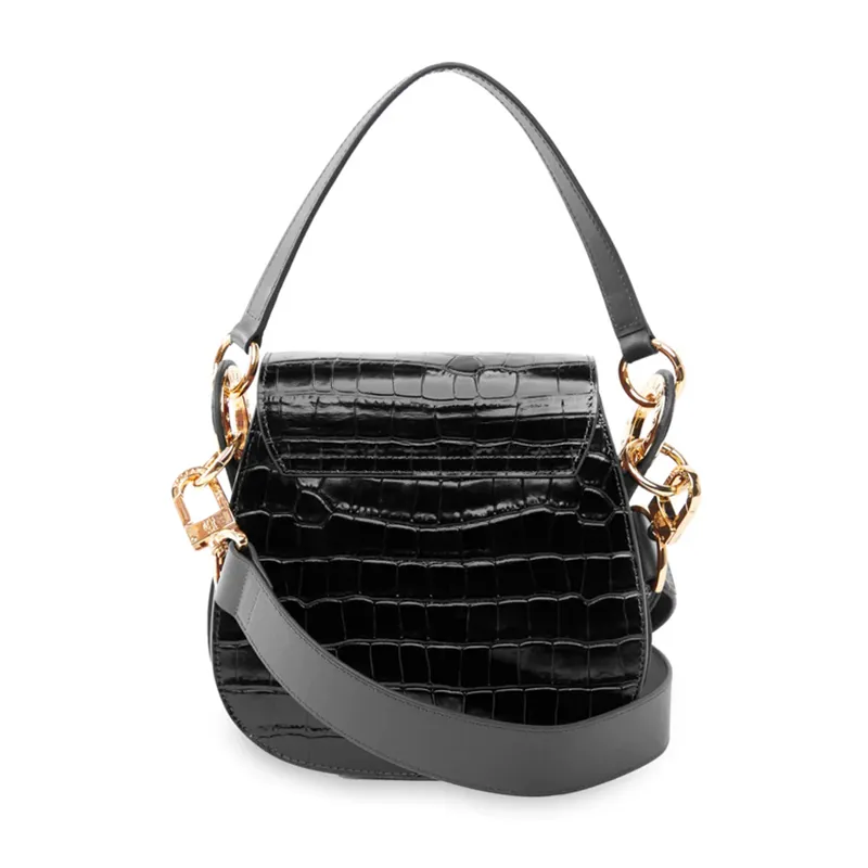 Holland Cooper Chelsea Saddle Bag - Black-2