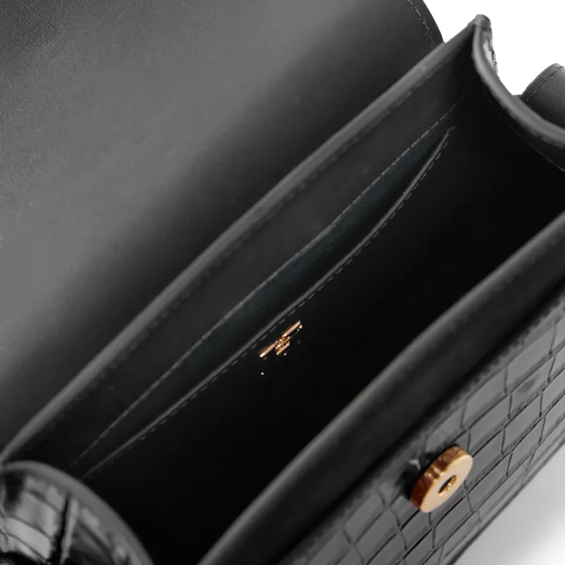 Holland Cooper Chelsea Saddle Bag - Black-4