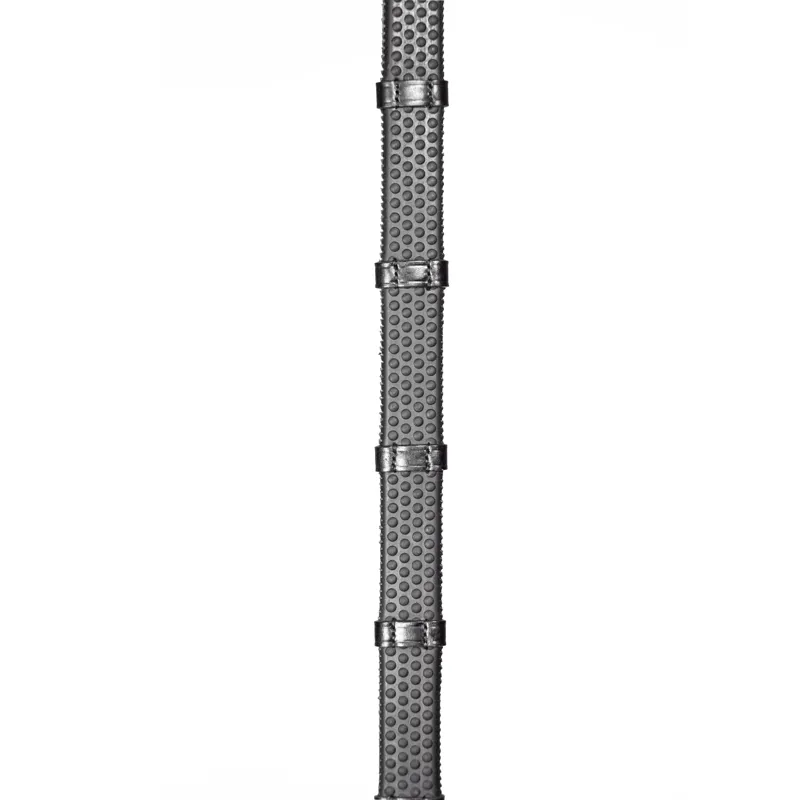 Henry James Saddlery Bio Grip Hybrid Rubber Reins - Black