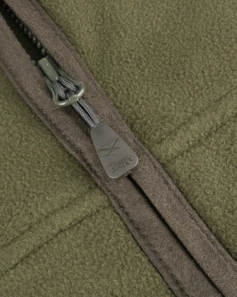 Hoggs of Fife Mens Woodhall Fleece Jacket - Green-1