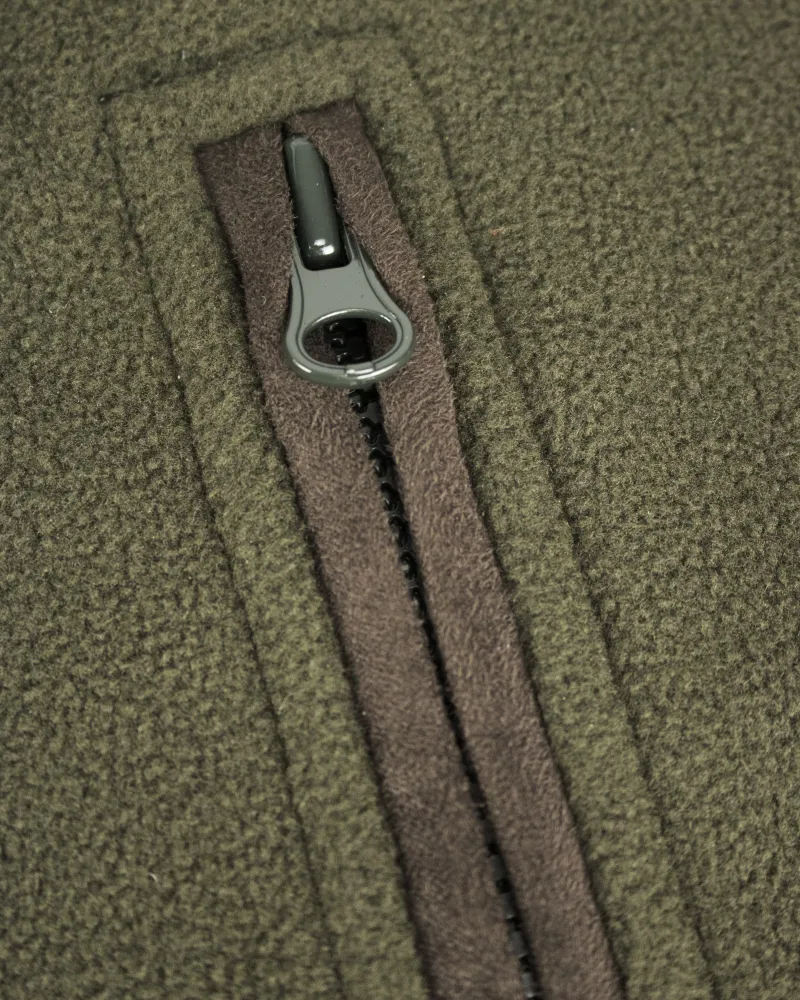 Hoggs of Fife Mens Woodhall Fleece Jacket - Green-2