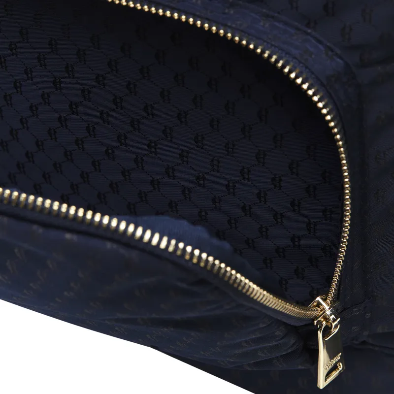 Holland Cooper Burghley Backpack - Navy Monogram-4