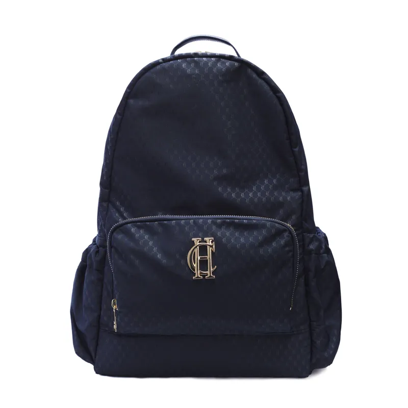 Holland Cooper Burghley Backpack - Navy Monogram