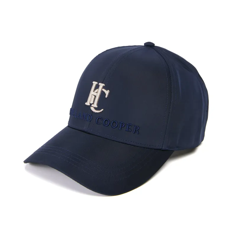 Holland Cooper Burghley Equestrian Cap - Ink Navy Monogram