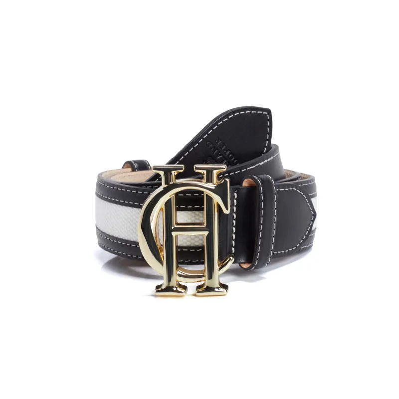 Holland Cooper Classic Belt - Black Canvas-1