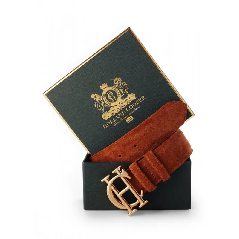 Holland Cooper Classic Belt Suede - Tan-1