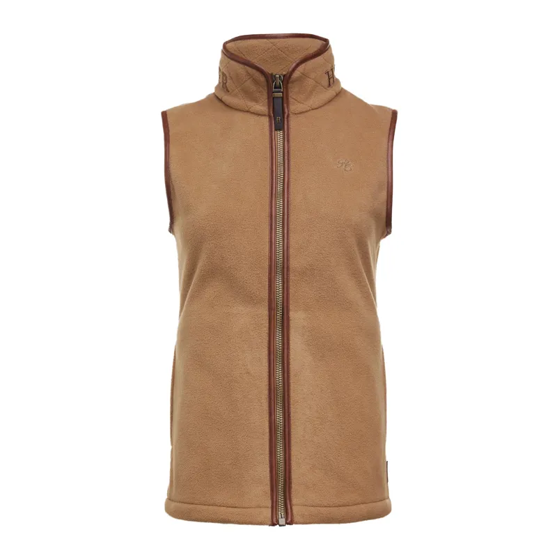Holland Cooper Country Fleece Gilet - Coffee
