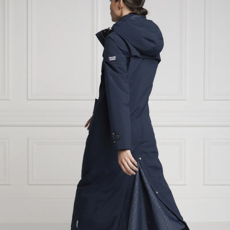 Holland Cooper Longline Training Coat - Ink Navy-4