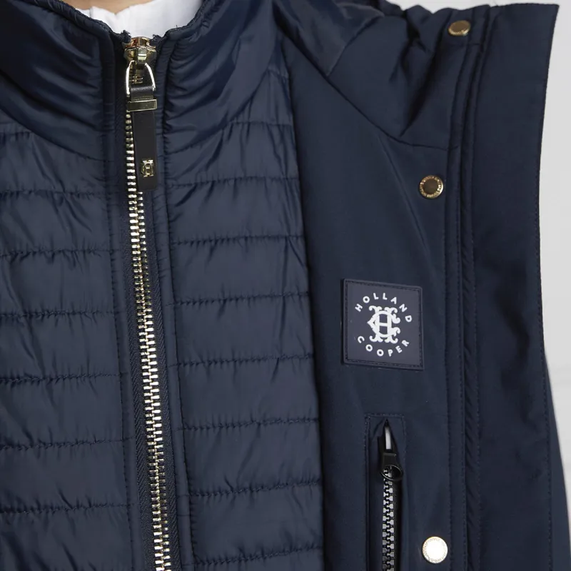 Holland Cooper Longline Training Coat - Ink Navy-3