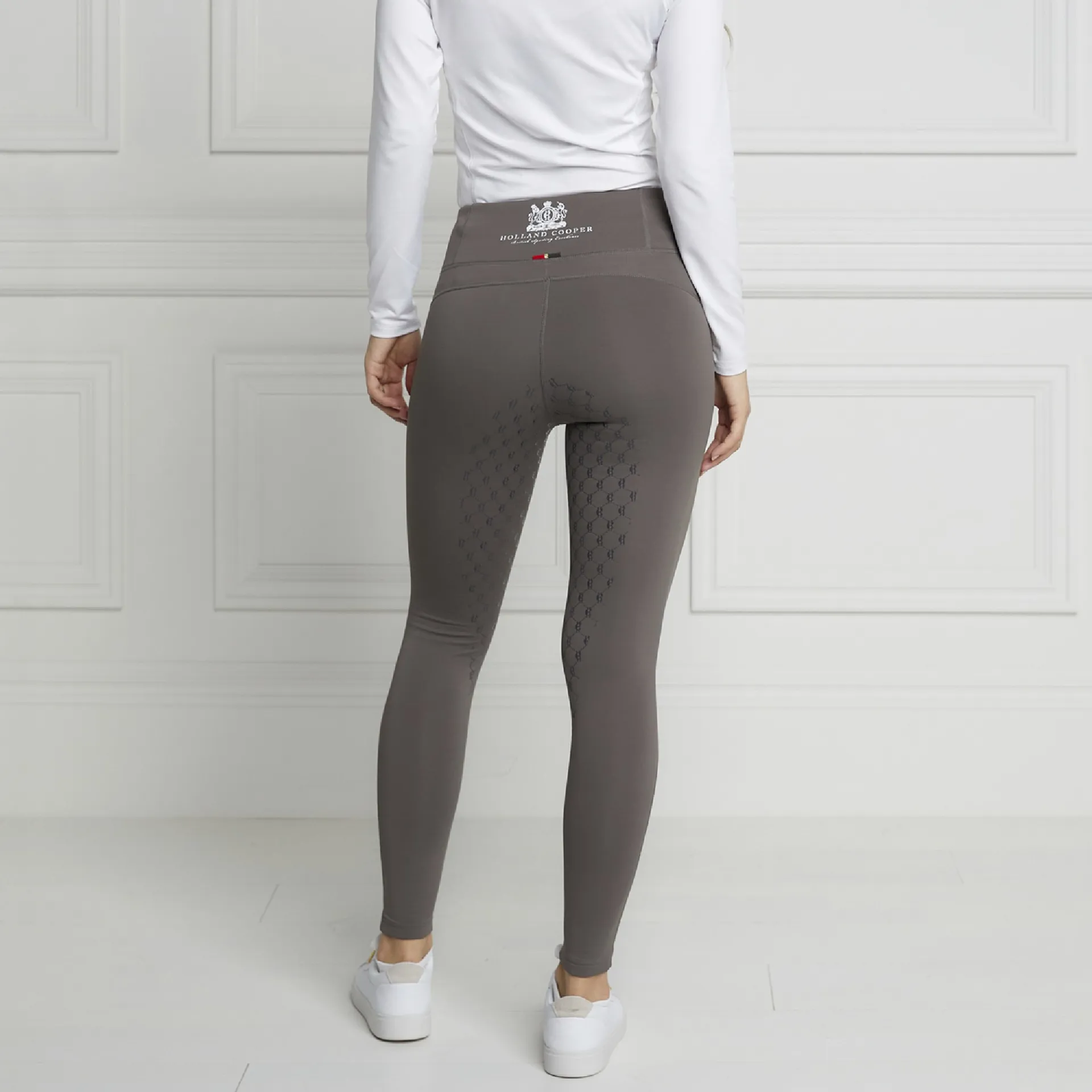 Holland Cooper Thermal Full Grip Legging - Graphite