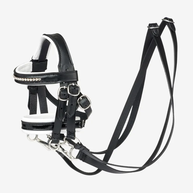 LeMieux Toy Pony Double Bridle - Black