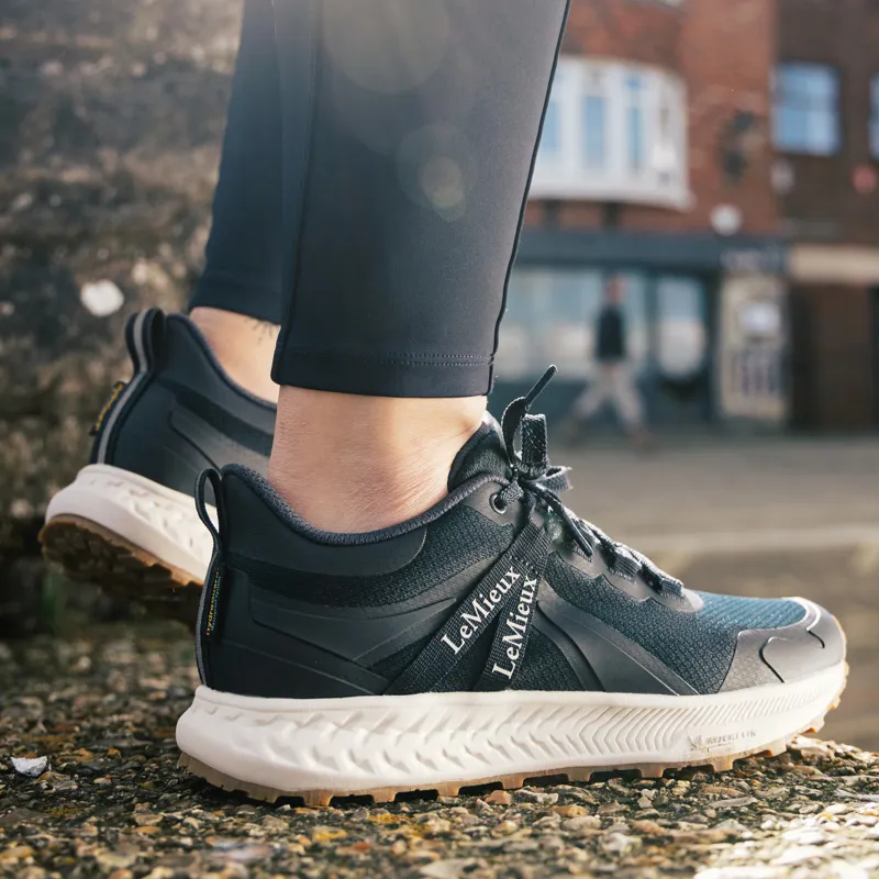 LeMieux Trax Waterproof Trainer - Navy-10