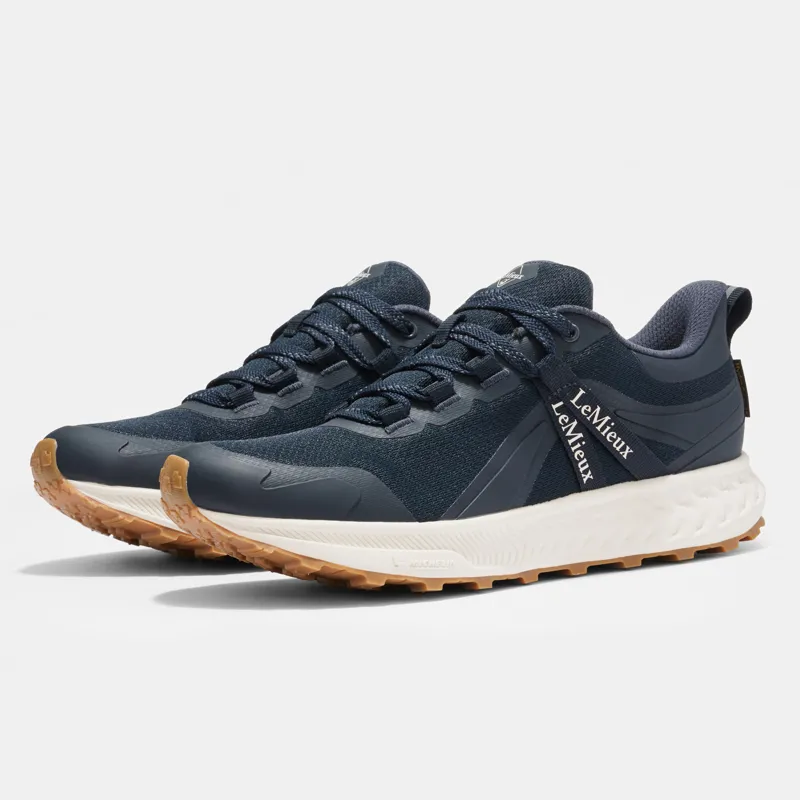 LeMieux Trax Waterproof Trainer - Navy-1