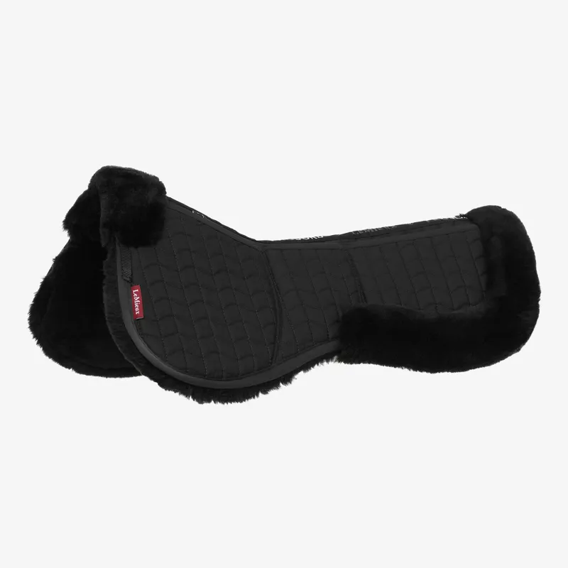 LeMieux Merino+ ProSorb 3 Pocket Half Pad - Black/Black-1