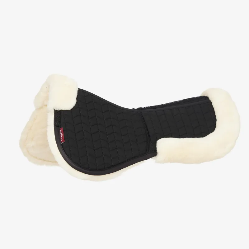LeMieux Merino+ ProSorb 2 Pocket Half Pad - Black/Natural-1