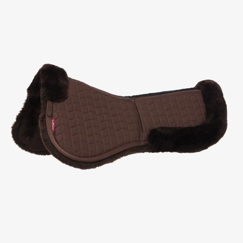 LeMieux Merino+ ProSorb 2 Pocket Half Pad - Brown/Brown-1