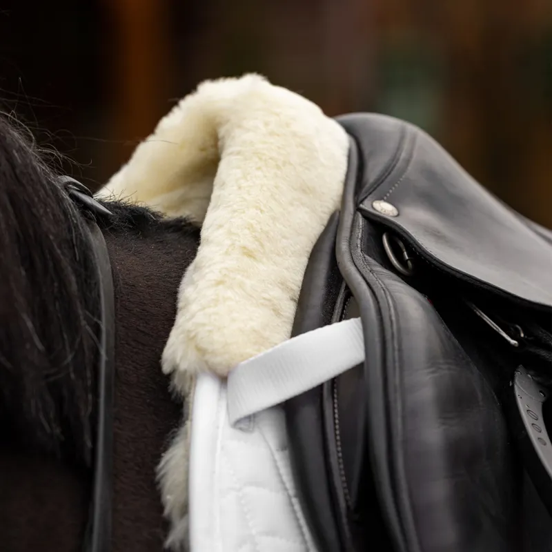 LeMieux Merino+ Half Lined GP Square - White/Natural-2